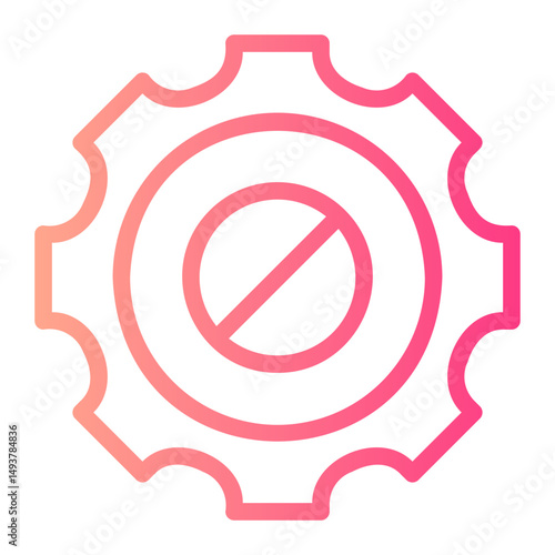 blocked gradient icon