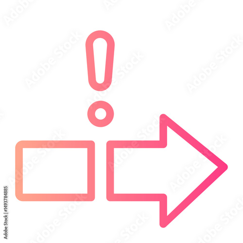 disruption gradient icon