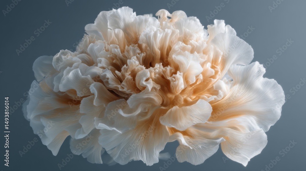 Elegant and delicate flower showcasing soft cream and peach hues, beautifully arranged. Elegant and delicate flower showcasing soft cream and peach hues, beautifully arranged.