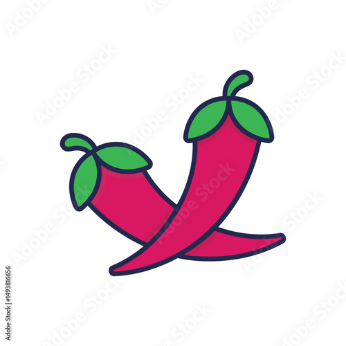 Chili Vector icon