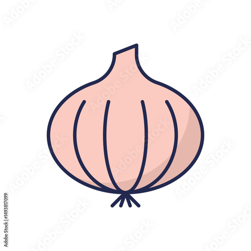 Onion Vector icon