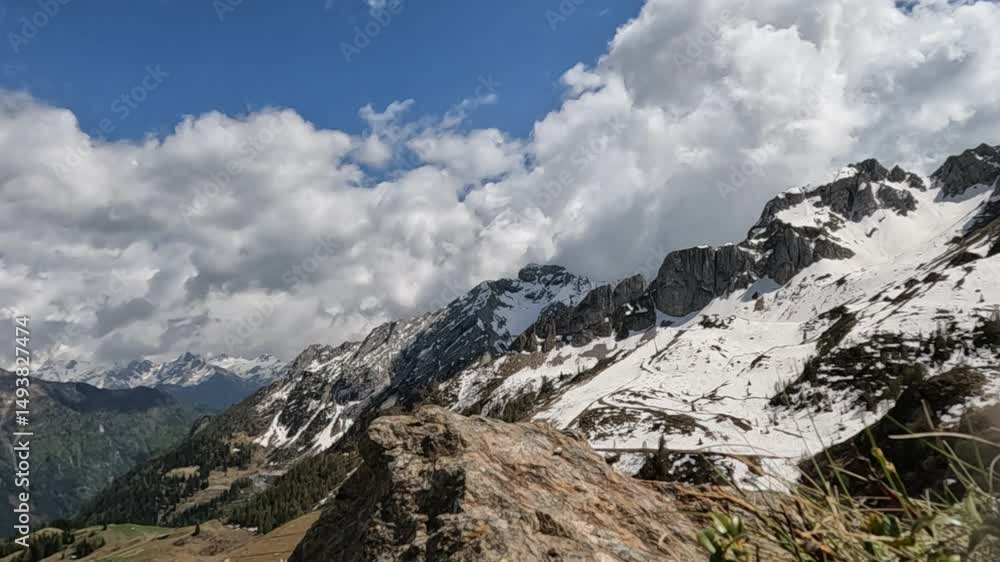 high mountain landscape high mountain landscape