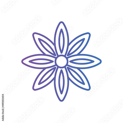 Star Anise Vector icon
