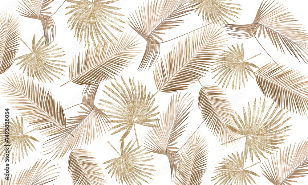 Soft Brown Palm Leaves Seamless Pattern, Elegant Tropical Foliage Repeat - WALLPAPER
Soft Brown Palm Leaves Seamless Pattern, Elegant Tropical Foliage Repeat - WALLPAPER