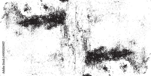 Wallpaper Mural Rough black and white texture vector. Distressed overlay texture. Grunge background. Abstract textured effect. Vector Illustration. Black isolated on white background. EPS10 Torontodigital.ca