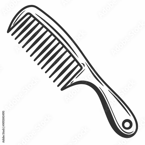 comb isolated on white
