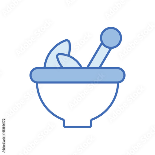 Pestel And Mortar Vector icon