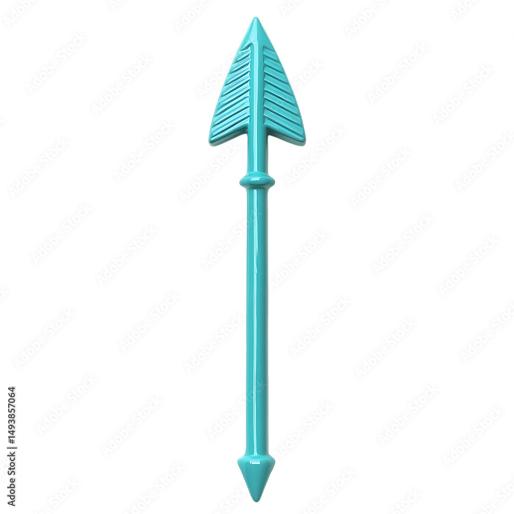 Contemporary Arrow with Streamlined Lines in Vibran Isolated on Transparent Background Contemporary Arrow with Streamlined Lines in Vibran Isolated on Transparent Background