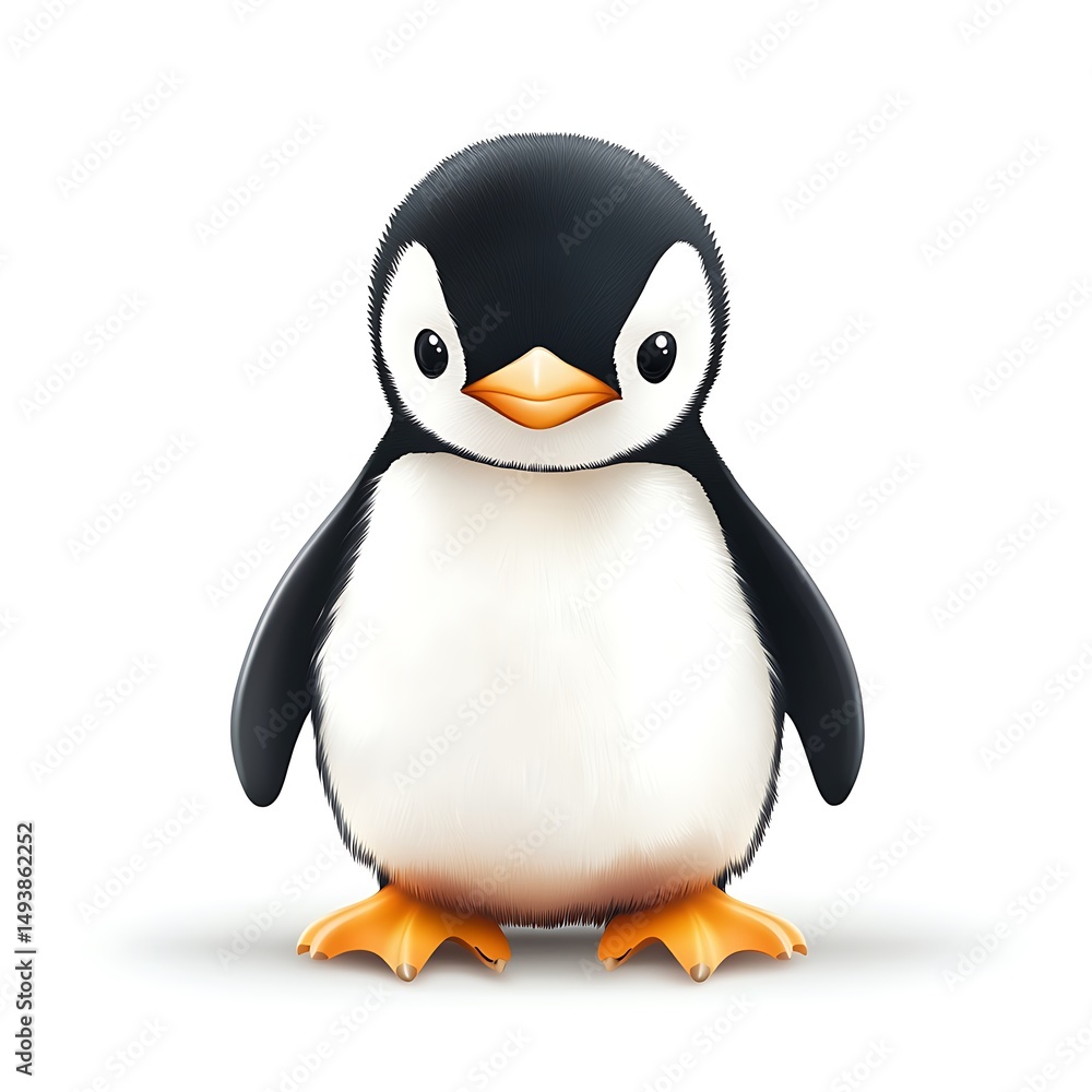 Fototapeta premium Cute penguin illustration