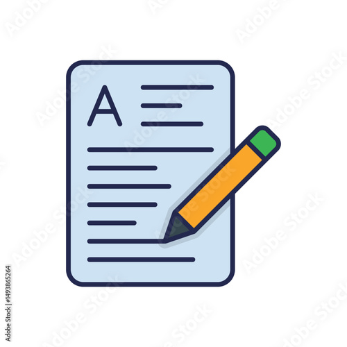 Midterm Exam Vector icon