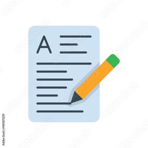 Midterm Exam Vector icon