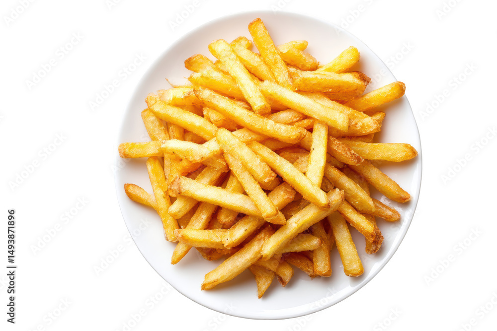French Fries On Transparent Background French Fries On Transparent Background