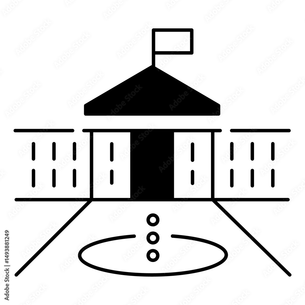 Legal vector Icon design Depicting Governmental Authority and Justice Legal vector Icon design Depicting Governmental Authority and Justice