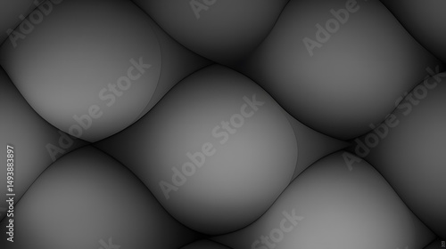 Abstract Gray Swirling Organic Shapes Background