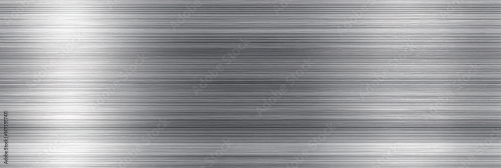 Fototapeta premium Sleek seamless pattern showcasing brushed metal texture