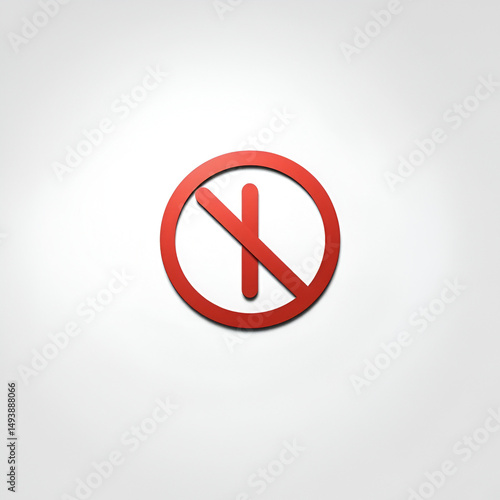 cross, cancel, delete icon on white background element for design