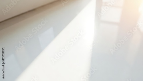 Bright, pristine white surface ideal for product shots, shadow, image