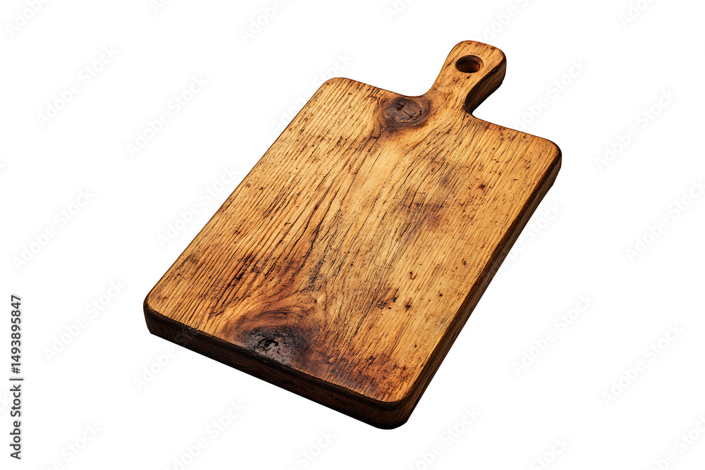 Fototapeta premium Cutting board isolated on a transparent background.