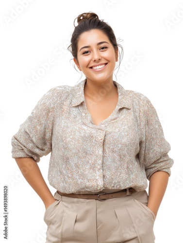 Free photo of 40s confident woman transparent background