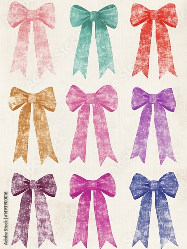 Colorful bows