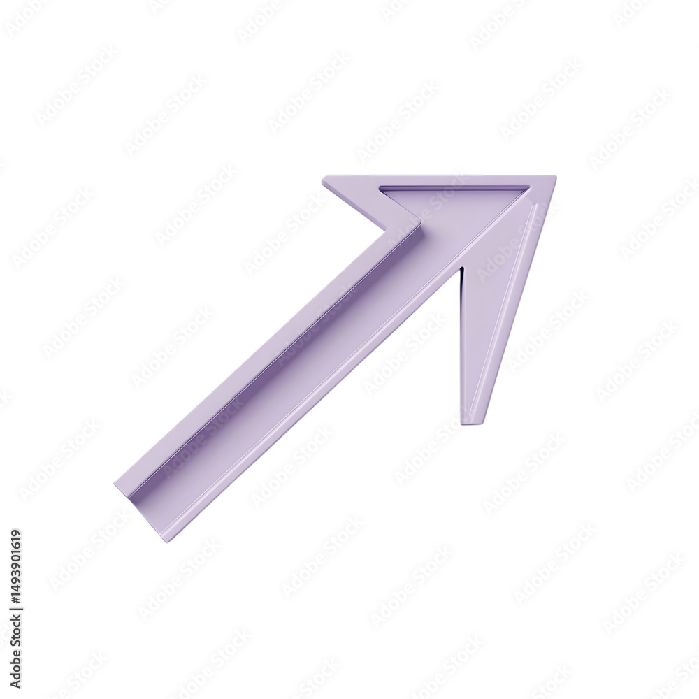 Minimal Arrow with Elegant Simplicity in Light Lave Isolated on Transparent Background Minimal Arrow with Elegant Simplicity in Light Lave Isolated on Transparent Background