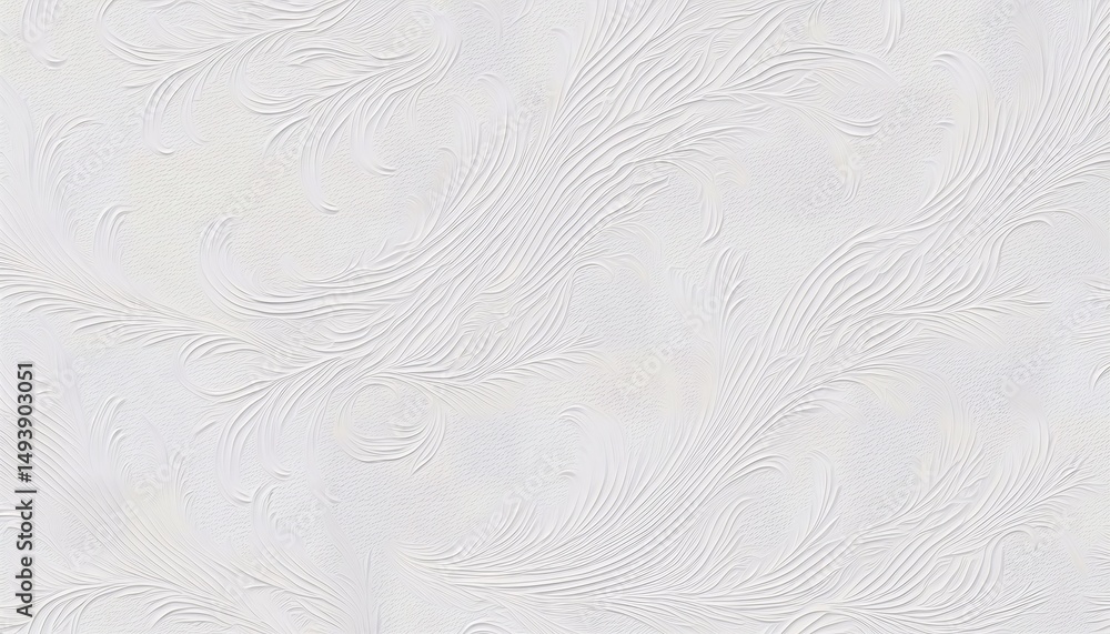 Obraz premium White Stucco Patterned Background Elegant Geometric Design, Radiating Minimalist Charm Amidst a Pristine Setting, Perfect for Modern Art, Home Decor, and Design Inspiration.
