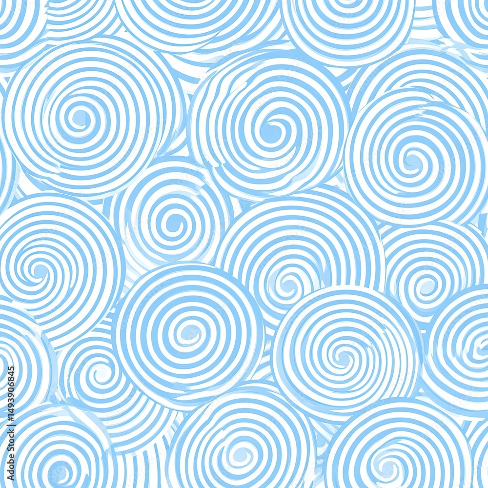 Light blue swirling circles pattern Light blue swirling circles pattern