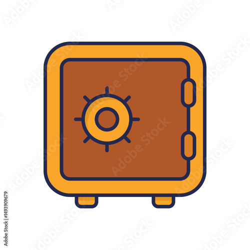 In Safe Room Vector icon