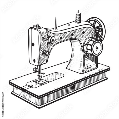 sewing machine Vector