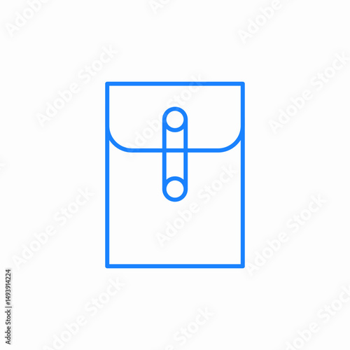 mailman bag icon sign vector