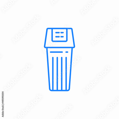 paper shredder icon sign vector