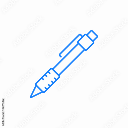 roller pen icon sign vector