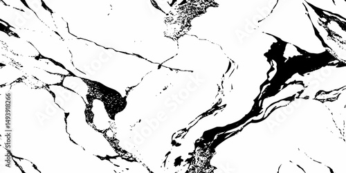  black and white abstract marble texture with flowing, fractured lines creating an organic design. great for backgrounds and patterns.