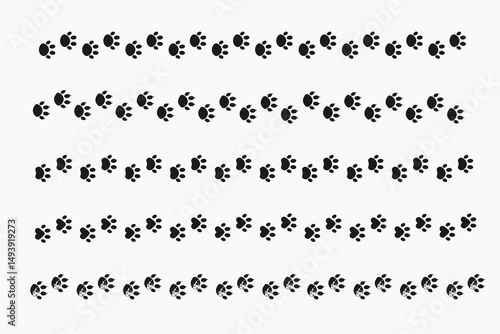 bare footprints, silhouetted footsteps, foot imprints on sand, minimal monochrome footprint icons, black and white foot impressions Collection different human footprints Vector Illustration. boot sol
