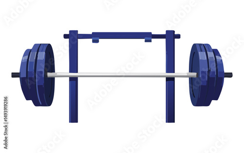 Blue Dumbbell for Gym