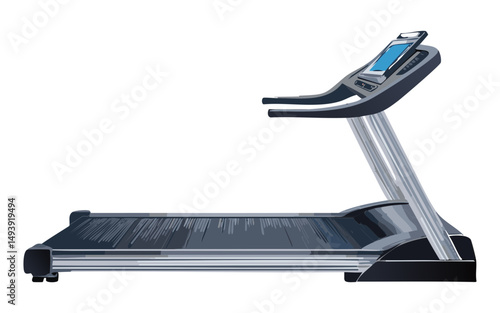 treadmill display and controls for running workout