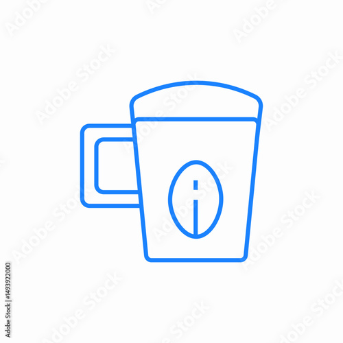 coffee cup icon sign vector
