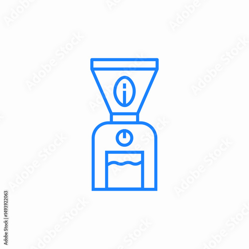 coffee dripper icon sign vector