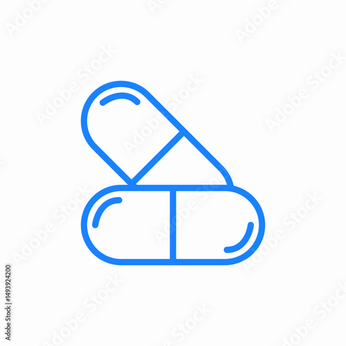 pills medicine icon sign vector