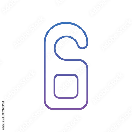 Door Hanger Vector icon