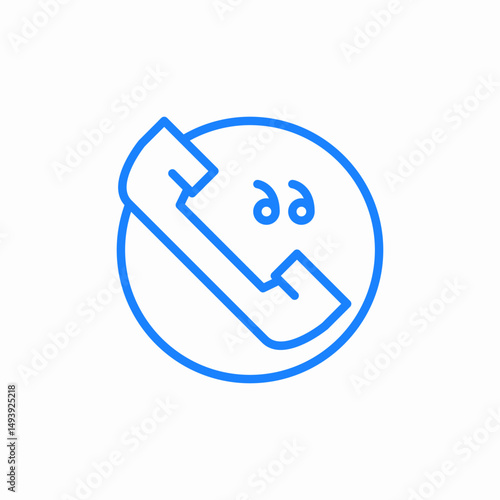 suspicious caller icon sign vector