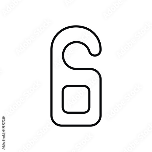 Door Hanger Vector icon