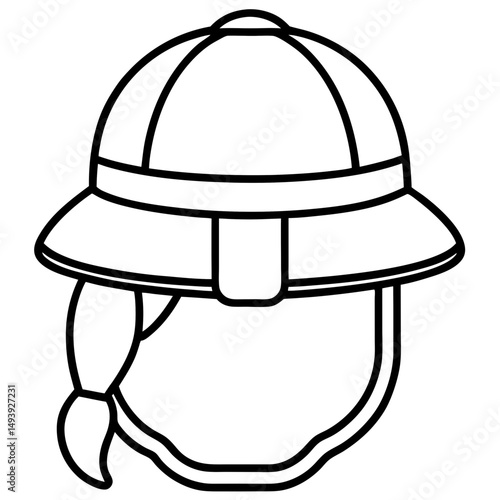 Trapper Hat Silhouette Vector