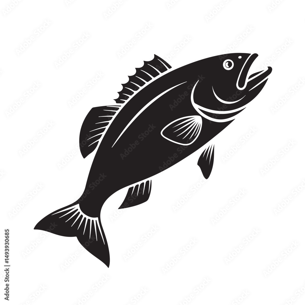 vector illustration of a fish vector illustration of a fish