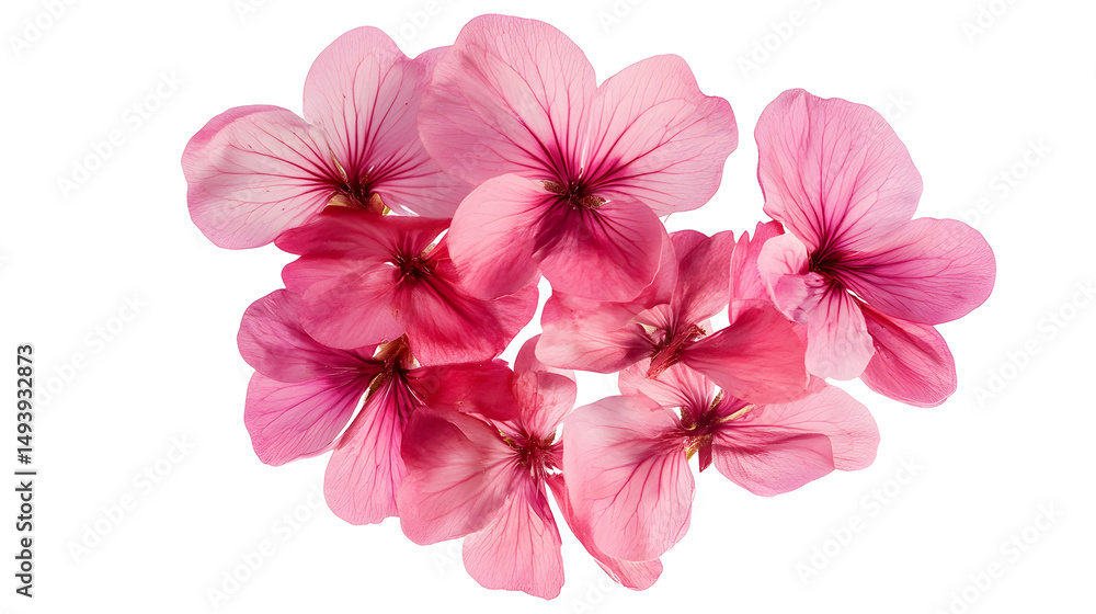 Fototapeta premium Pink Geranium Flowers