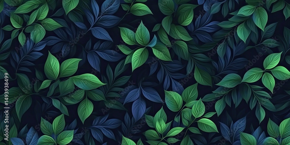 Lush Foliage Pattern Lush Foliage Pattern
