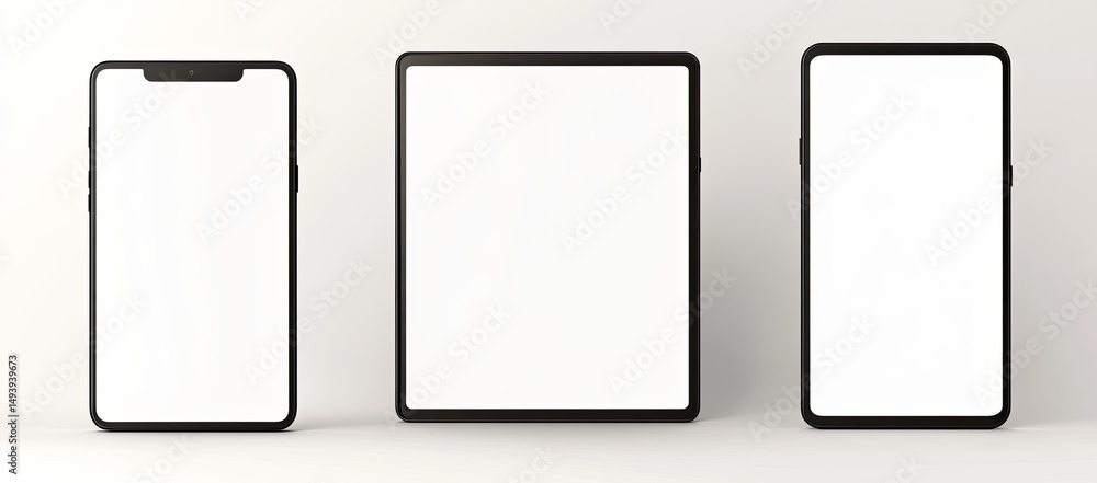 Modern Blank Electronic Devices Modern Blank Electronic Devices