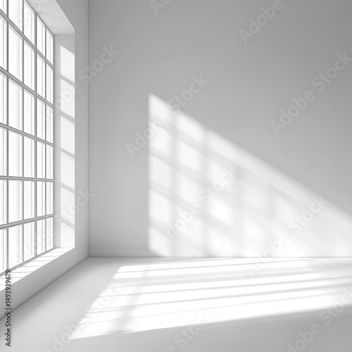 Empty room bathed in sunlight  6 