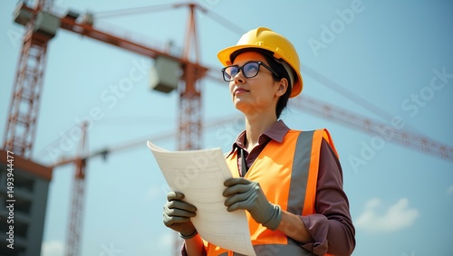 A young female engineer