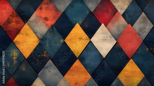 Abstract diamond pattern background (1)